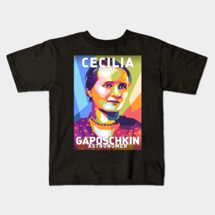 Cecilia Payne Gaposchkin Kids T-Shirt